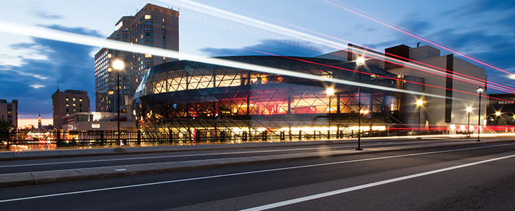 Shaw Centre at Night 